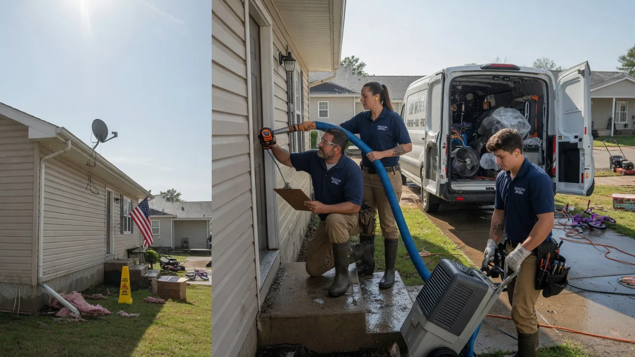 Ceiling Water Damage Restoration in Beatrice, NE near me